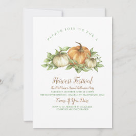 Rustic Pumpkin Uitnodiging