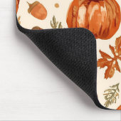 Rustic Pumpkins & Acorns Cozy Mouse Pad Muismat (Hoek)