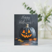 Rustic Pumpkins Halloween Wenskaart Briefkaart (Staand voorkant)