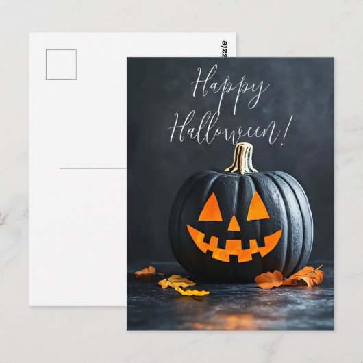 Rustic Pumpkins Halloween Wenskaart Briefkaart (Voorkant / Achterkant)