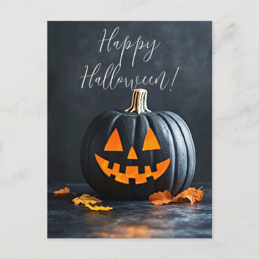 Rustic Pumpkins Halloween Wenskaart Briefkaart (Voorkant)