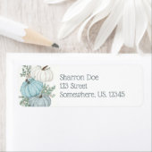 Rustic Pumpkins Herfst Autumn Etiket (Insitu)