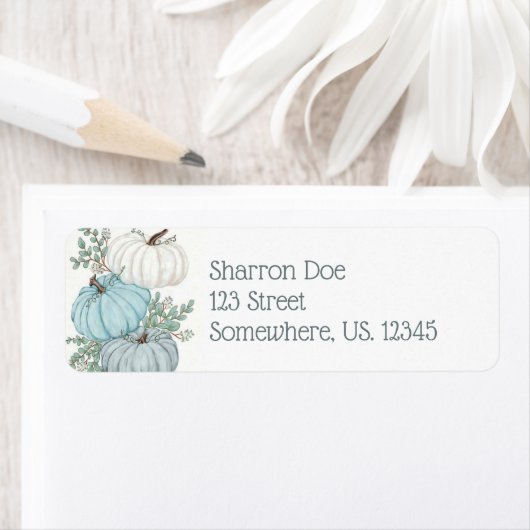 Rustic Pumpkins Herfst Autumn Etiket (Insitu)