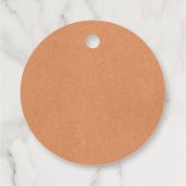 Rustic Pumpkins Herfst Baby shower Dank u Bedankjes Labels (Achterkant)