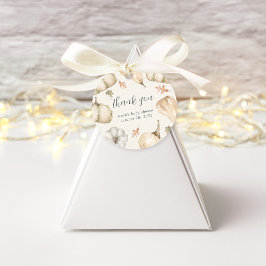 Rustic Pumpkins Herfst Baby shower Dank u Bedankjes Labels