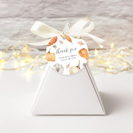Rustic Pumpkins Herfst Baby shower Dank u Bedankjes Labels
