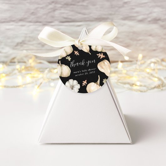 Rustic Pumpkins Herfst Baby shower Dank u Bedankjes Labels