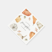 Rustic Pumpkins Herfst Baby shower Servet (Hoek)
