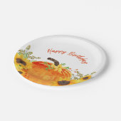 Rustic Pumpkins Herfst Birthday Papieren Bordje (Gekanteld)