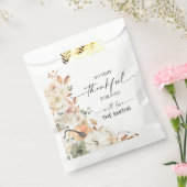 Rustic Pumpkins Thanksgiving Dinner Favor Bags Bedankzakje (Gezegeld)