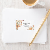 Rustic Pumpkins Thanksgiving Return Address Label (Insitu)