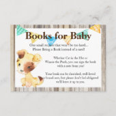 Rustic Puppy Books voor Baby Informatiekaartje (Voorkant)