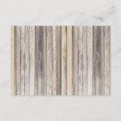 Rustic Puppy Books voor Baby Informatiekaartje (Achterkant)