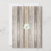 Rustic Puppy Dog Boy Baby shower Kaart (Achterkant)