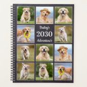 Rustic Puppy Dog Pet Journal Photo Collage Planner (Voorkant)