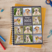 Rustic Puppy Dog Pet Journal Photo Collage Planner