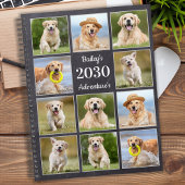 Rustic Puppy Dog Pet Journal Photo Collage Planner