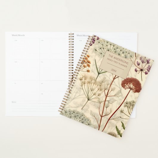 Rustic Queen Anne's Lace Planner (Display)
