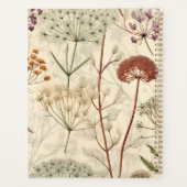 Rustic Queen Anne's Lace Planner (Achterkant)