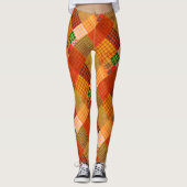 Rustic Quilt Patchwork Leggings (Voorkant)