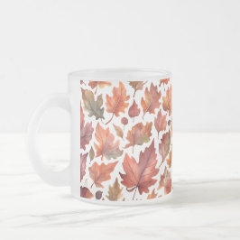Rustic Radiance Patroonontwerp Matglas Koffiemok