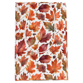 Rustic Radiance Patroonontwerp Medium Cadeauzakje