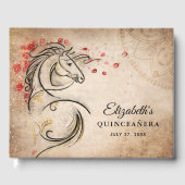 Rustic Ranchera Mexican Quinceanera Gastenboek (Voorkant)