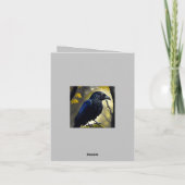 Rustic Raven - Natuur Guardian Bedankkaart (Achterkant)