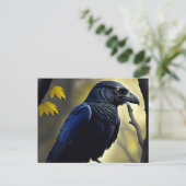 Rustic Raven - Natuur Guardian Briefkaart (Staand voorkant)