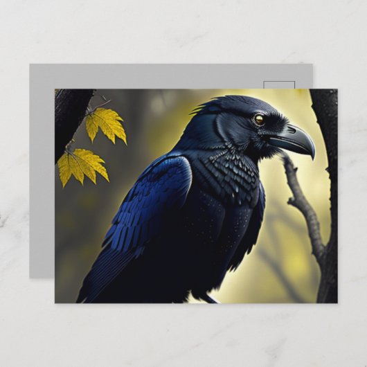 Rustic Raven - Natuur Guardian Briefkaart (Voorkant / Achterkant)