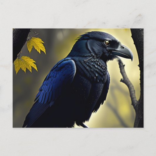 Rustic Raven - Natuur Guardian Briefkaart (Voorkant)