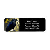 Rustic Raven - Natuur Guardian Etiket (Voorkant)