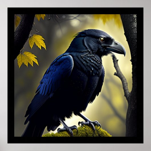Rustic Raven - Natuur Guardian Poster (Voorkant)