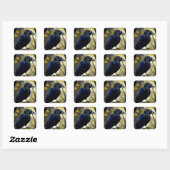 Rustic Raven - Natuur Guardian Vierkante Sticker (Vel)
