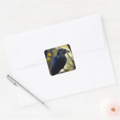 Rustic Raven - Natuur Guardian Vierkante Sticker (Envelop)