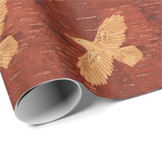 Rustic Raven op binnenste boog Cadeaupapier (Rol Hoek)