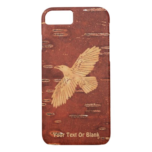 Rustic Raven op binnenste boog Case-Mate iPhone Case (Achterkant)