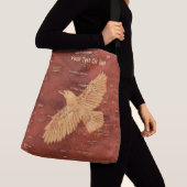 Rustic Raven op binnenste boog Crossbody Tas (Dichtbij)