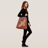 Rustic Raven op binnenste boog Crossbody Tas (Op model)
