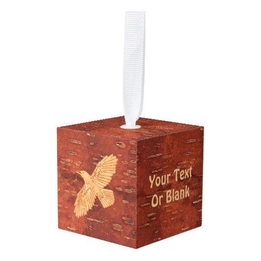 Rustic Raven op binnenste boog Decoratie (Voorkant hoekig)