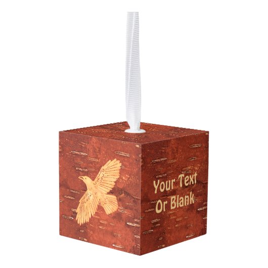 Rustic Raven op binnenste boog Decoratie (Achter hoekig)