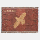 Rustic Raven op binnenste boog Deken (Voorkant)