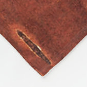 Rustic Raven op binnenste boog Fleece Deken (Hoek)