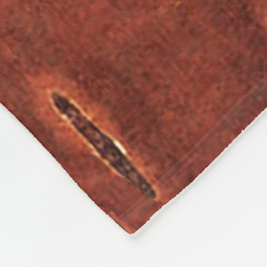 Rustic Raven op binnenste boog Fleece Deken (Hoek)