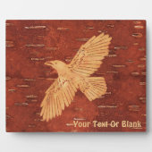 Rustic Raven op binnenste boog Fotoplaat (Voorkant)