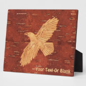 Rustic Raven op binnenste boog Fotoplaat (Zijkant)