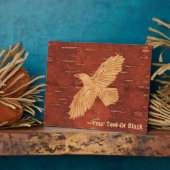 Rustic Raven op binnenste boog Fotoplaat (Zijkant)