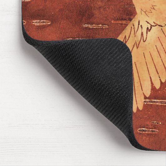 Rustic Raven op binnenste boog Muismat (Hoek)