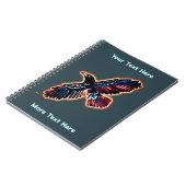 Rustic Raven op binnenste boog Notitieboek (Linkerzijde)