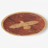 Rustic Raven op binnenste boog Papieren Bordje (Gekanteld)